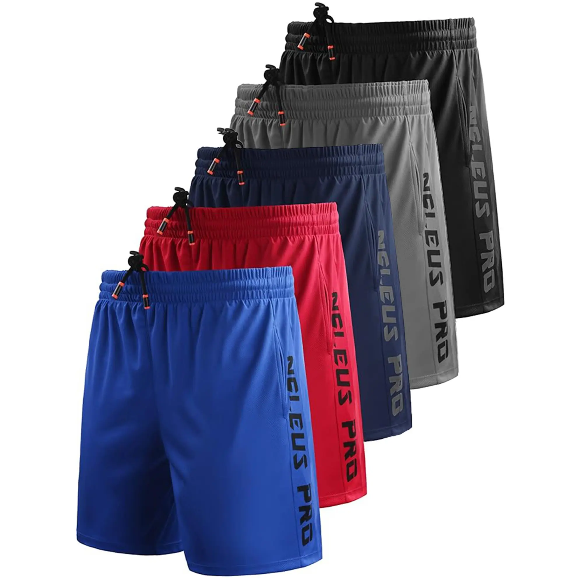 6056# Blue/Navy Blue/Red/Black/Grey,5 Pack