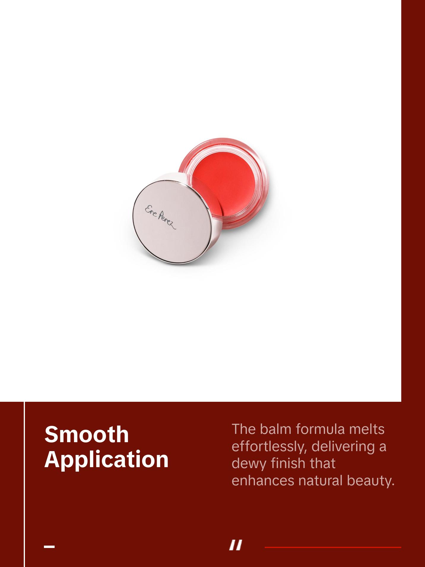 Ere Perez Carrot Colour Pot All in one Colour Cream Blush for Cheeks and Lips - Clean Make-Up