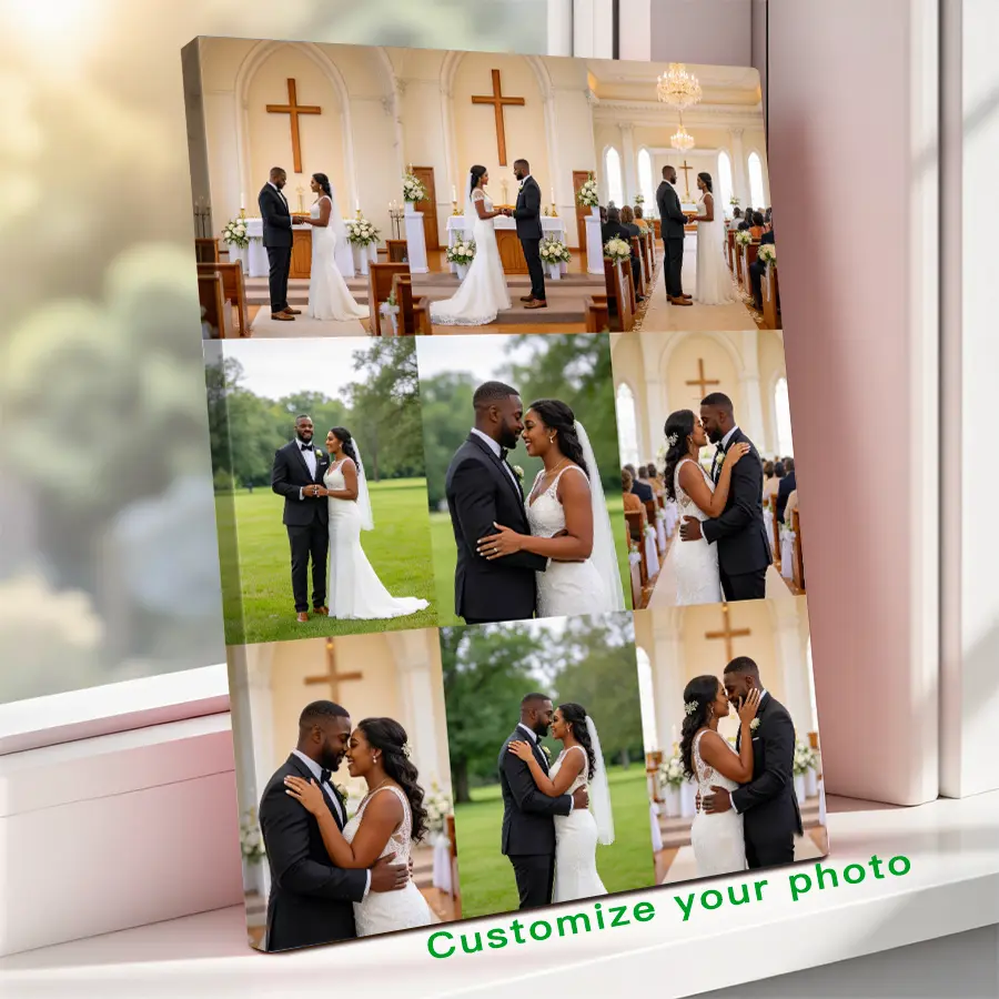 Custom Photo Canvas Painting Frame - Creative Wall Art | Digital Printed Photos on Canvas | Create Warm Decor from Friendship Memory Photos | Ideal for Apartment, Gifts for Besties | High Quality - Heartfelt Gift! Scarface Newspaper Poster personalize apt