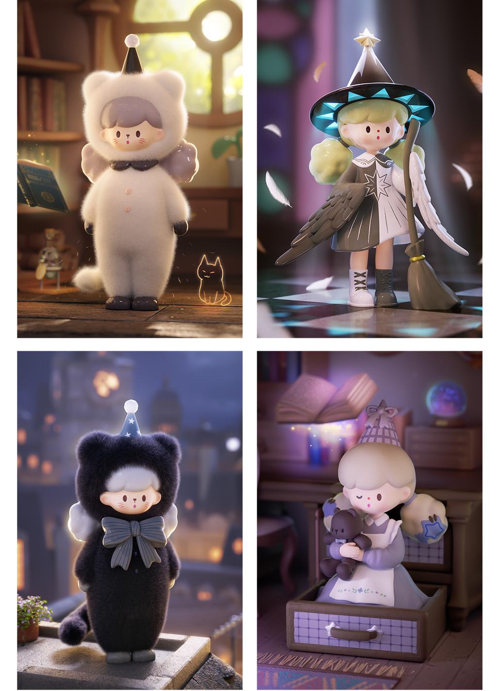 [FINDING UNICORN] Molinta Chasing Light Series Blind Box Cute Figures Desktop Ornament Collectible Toys Birthday Gifts H9XBUABDSD