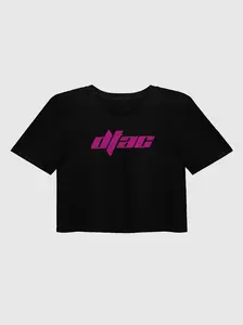 Bold Pink 'DTAC' Women's Crop Top