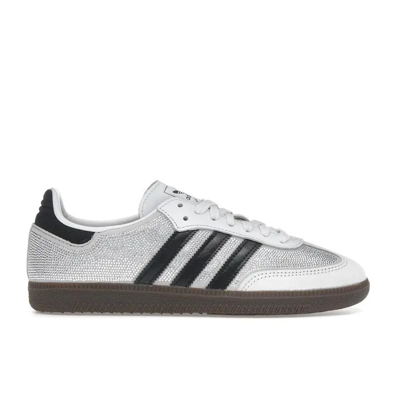adidas Women's Samba OG Rhinestone Crystal White Silver Shoes, from StockX
