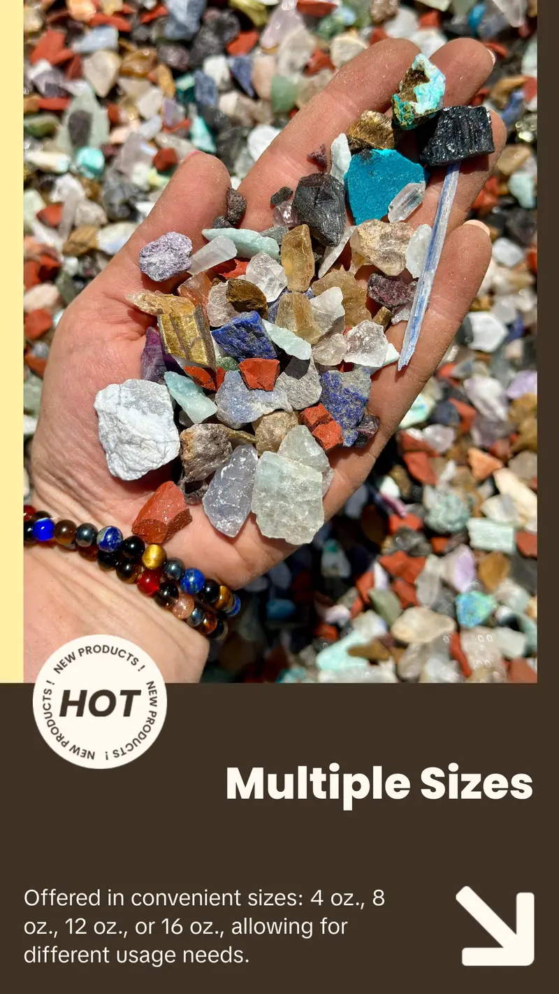 Natural Stone Confetti Mix by New Moon Beginnings