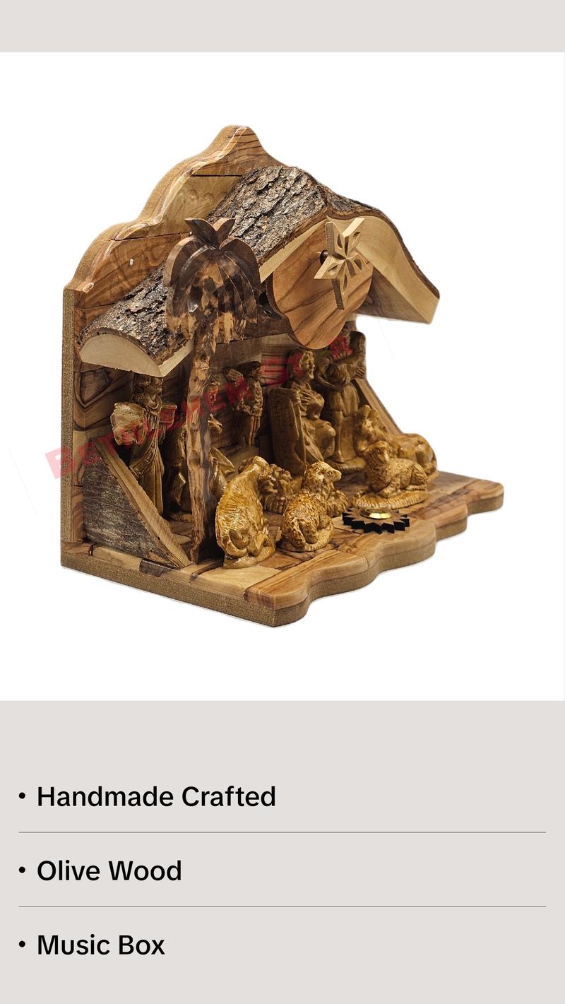 Olive Wood Nativity 6