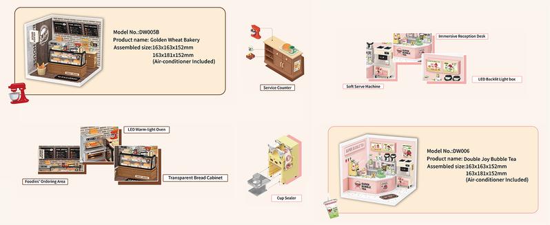 Rolife Super Creator DIY Miniature House Kit 100 Pieces Plastic Dollhouse Candy House Model Building Set with LED Lights for Kids & Adults 14+ Perfect for Cosplay Games and Birthdays