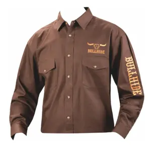 Bullhide Western Shirt ( Brown ) - Men's Western Shirt Bullhide Western Shirt ( Brown ) - Men's Western Shirt