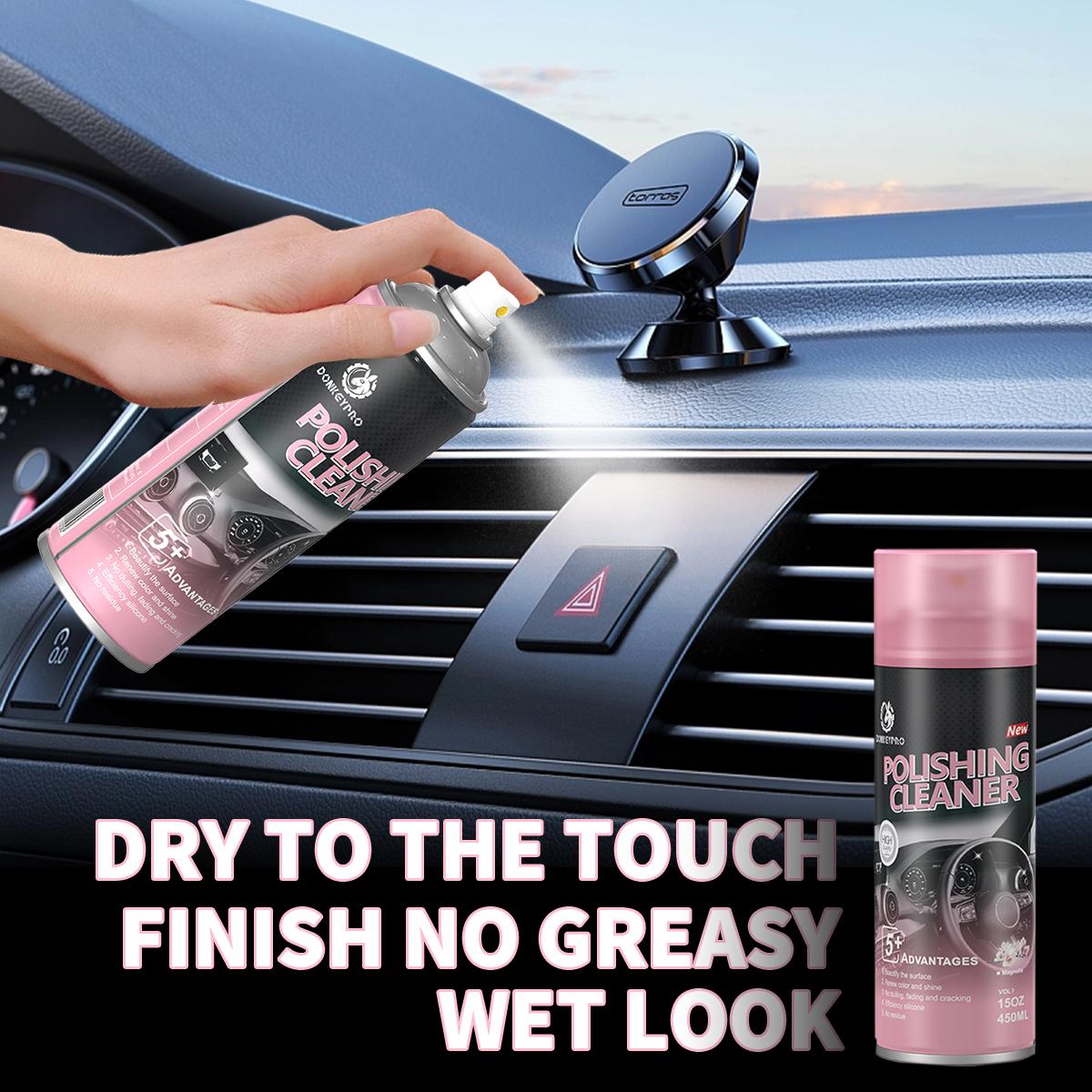 DONKEYPRO Detailer - Ultimate Protection For Vinyl,Rubber, and Plastic Surfaces Car Interior Detailer And Protectant 15oz  Car Care Spray
