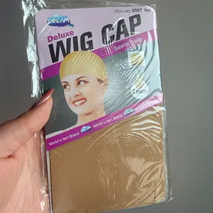 HUA Breathable Nylon Wig Caps for Wigs – Stretch Stocking Caps for Wig Installation (2 Pack)