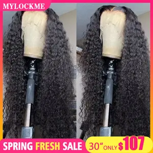 Clearance Deep Wave Lace Front Wig 13x4 13x6 Hd Lace Frontal Human Hair Wigs For Women Real Human Hair