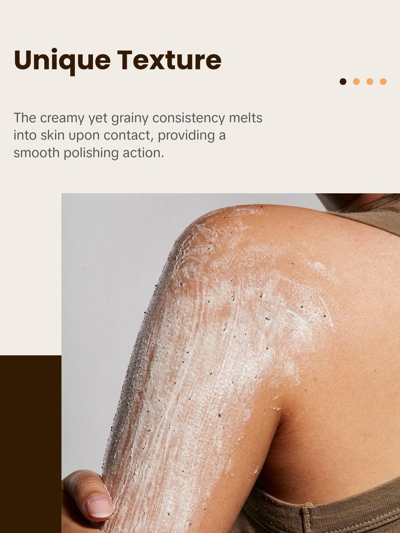 JUNOCO Refill Pod | Buffing Butter. Hydrating body scrub with Coffee Grinds and Perlite. 85gr