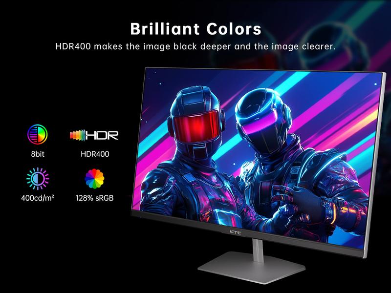 KTC 24.5'' FHD 1080P Native HDMI 240Hz, DP 360Hz (DP overclocked to 400Hz) HDR400 Gaming Monitor, Fast IPS 1ms, DP 400Hz | HDMI 240Hz, HDR 400 128% sRGB, HDMI x2, DP x2 |Tilt Adjustability Silver-Gray VESA 360Hz Monitors H25X7 KTC 24.5'' FHD 1080P Native HDMI 240Hz, DP 360Hz (DP overclocked to 400Hz) HDR400 Gaming Monitor, Fast IPS 1ms, DP 400Hz | HDMI 240Hz, HDR 400 128% sRGB, HDMI x2, DP x2 |Tilt Adjustability Silver-Gray VESA 360Hz Monitors H25X7