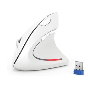 TECKNET 2.4G Ergonomic Mouse Vertical Wireless - 4800 DPI Optical Carpal Tunnel Mice Right Hand, 4800 DPI Adjustable, Quiet Clicks, 6 Buttons for Laptop, Desktop, PC, Computer