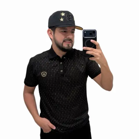 MEN’S POLO RHINESTONE (FITTED)