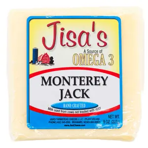 Monterey Jack Cheese Block | 8 oz | Jisa's Farmstead Cheese
