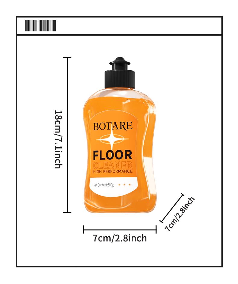 BOTARE Mop Soap Enzyme-Powered Long Lasting Scent Floor Cleaner Deep Cleans with No Residue Fast Drying Pet/Kid-Safe for All Floors Works with Mops Steam Mops & Sprayers