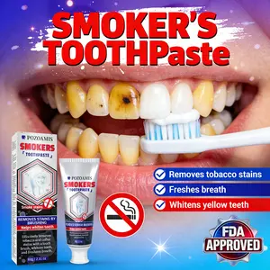 Advanced Stain Removal Toothpaste for Smokers, Professional Enamel Repair & Whitening Formula, Fights Yellow Stains & Bad Breath, Long-Lasting Refreshing Mint, Healthy Teeth Daily Oral Hygiene Kit.
