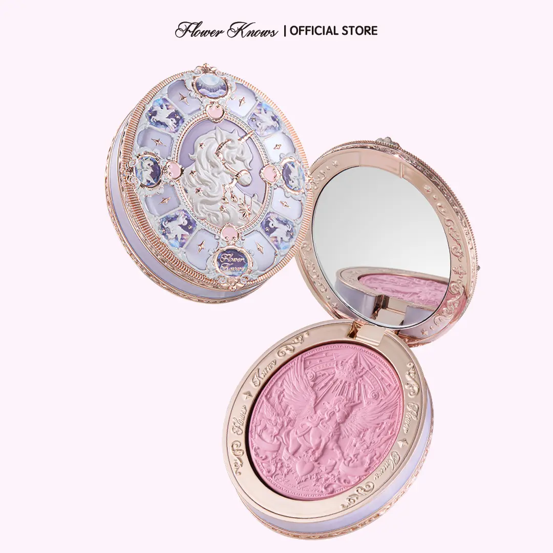 Flower Knows Knight Unicorn Collection Satin Blush, Nourishing, Hydrating Beauty Cosmetics Product, Glow-Boosting Everyday Makeup, Suitable for All Skin Types & Any Look, #tiktokshopbacktoschool, #sohochic
