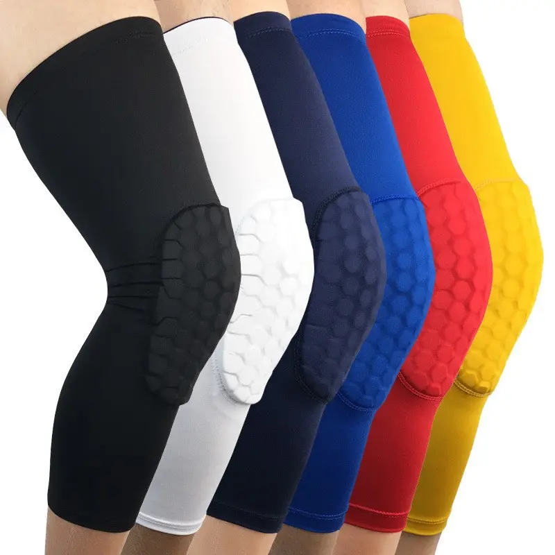 New Honeycomb Breathable Knee Pads, Sports Knee Support, Knee Supporter, Sports Knee Brace, Patella Sleeve, Outdoor Sports Gear for Basketball, Football, Volleyball, Cycling, Breathable Compression Sleeves