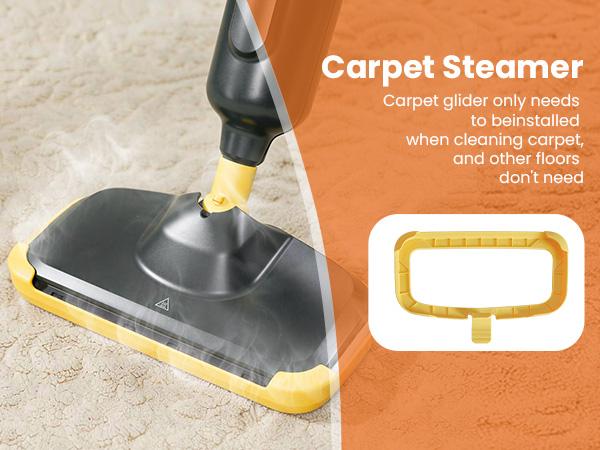 【NEW COLOR】Steam Mop for Floor Cleaning,Lightweight FloorCleaner for Hardwood/Tile/Laminate Floors Carpet,With 2 Pads