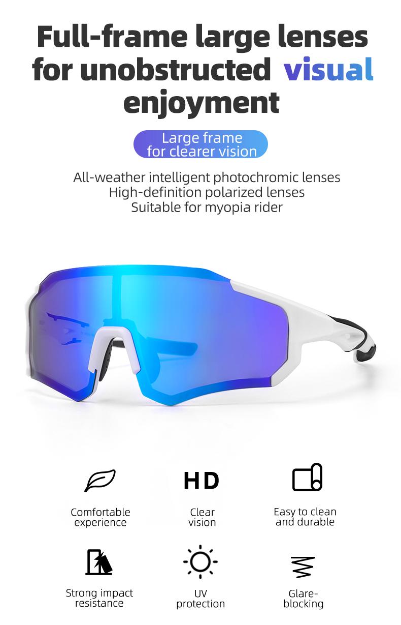 ROCKBROS Polarized Sunglasses for Men Women UV400 Protection Cycling Bike Glasses Lightweight Frame Driving Sunglasses