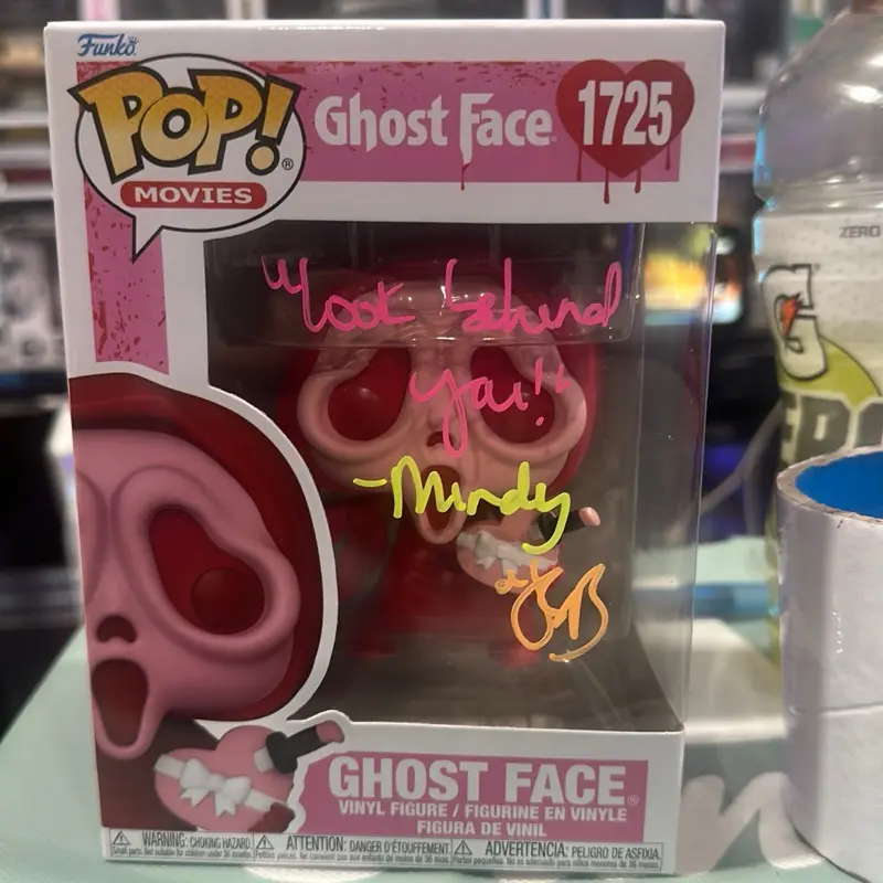 Funko Pop Ghost Face Series Valentine Autographed Vinyl Figure - Jasmin Savoy Brown Signed Collectible Figurine