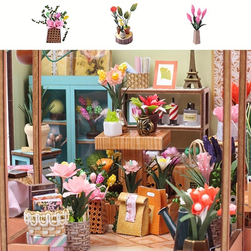 1pc Jenny Flower Room, Diy Cabin House, Building Model, Wooden Toy Model Ornament, Garden Room, Thanksgiving Day Gift