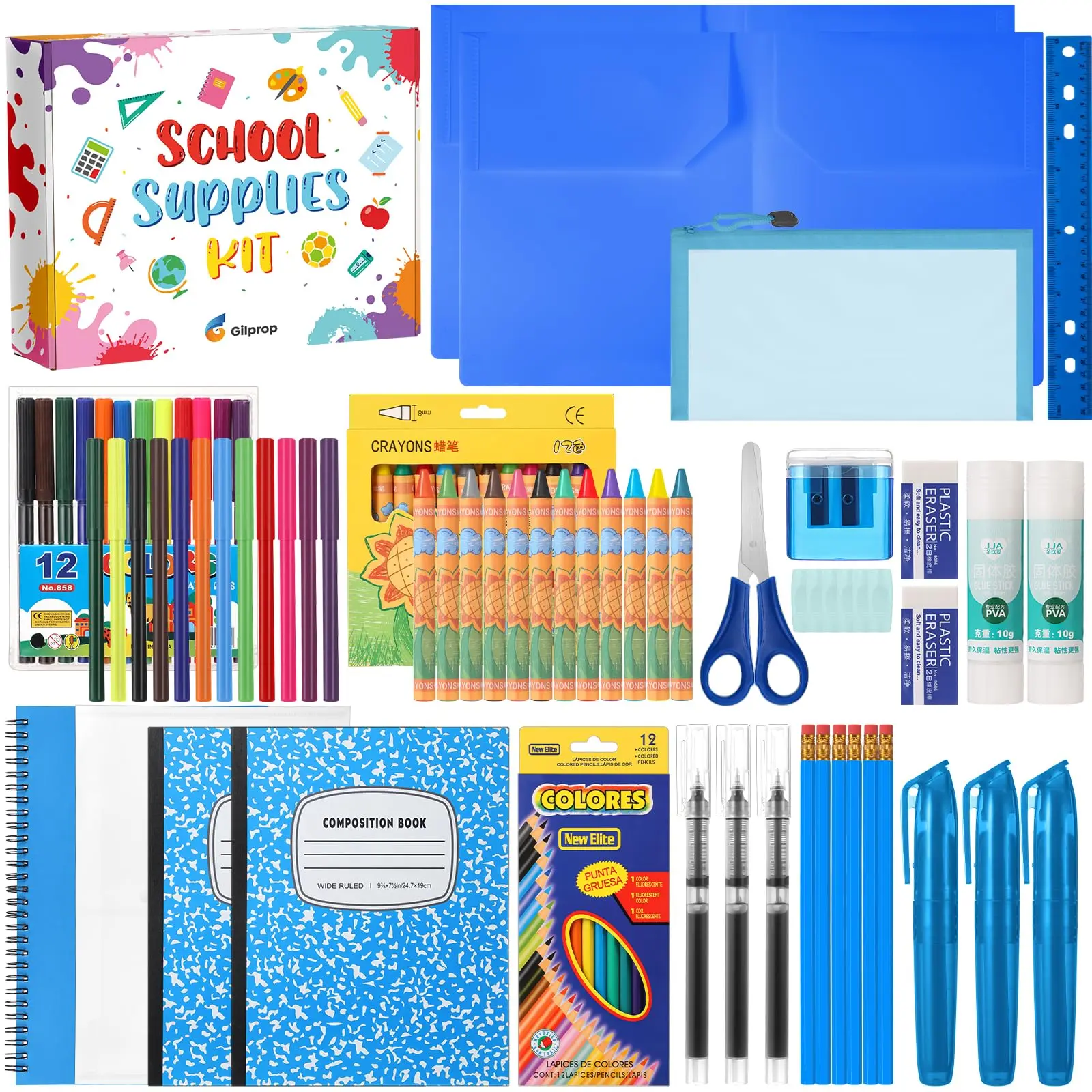 39 pcs classic Kit - blue