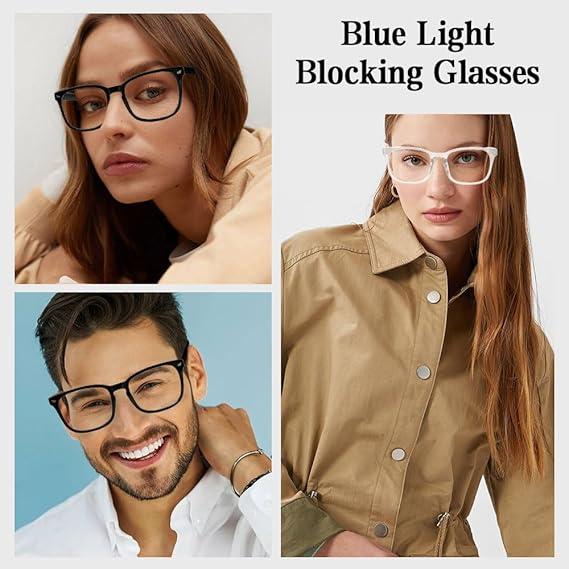 Blue Light Eyeglasses for Men Women Blue Light Lens Blue Light Glasses Men Bluelight Glasses Women Computer Glasses Party Glasses