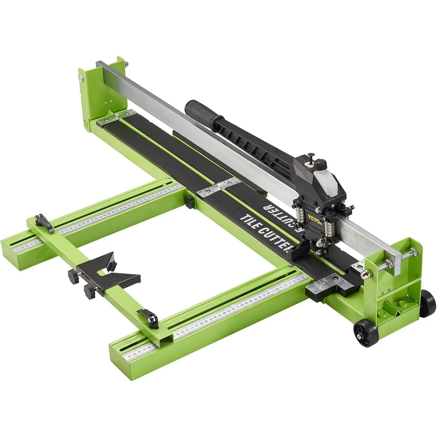 Tile Cutter 32 Inch Manual Tile Cutter 1.4 Inch Tile Cutting Machine Ceramic Porcelain Tile Cutter w/Laser Guide All-Steel Frame and Bonus Spare Cutter Wheels Tile Cutter Hand Tool