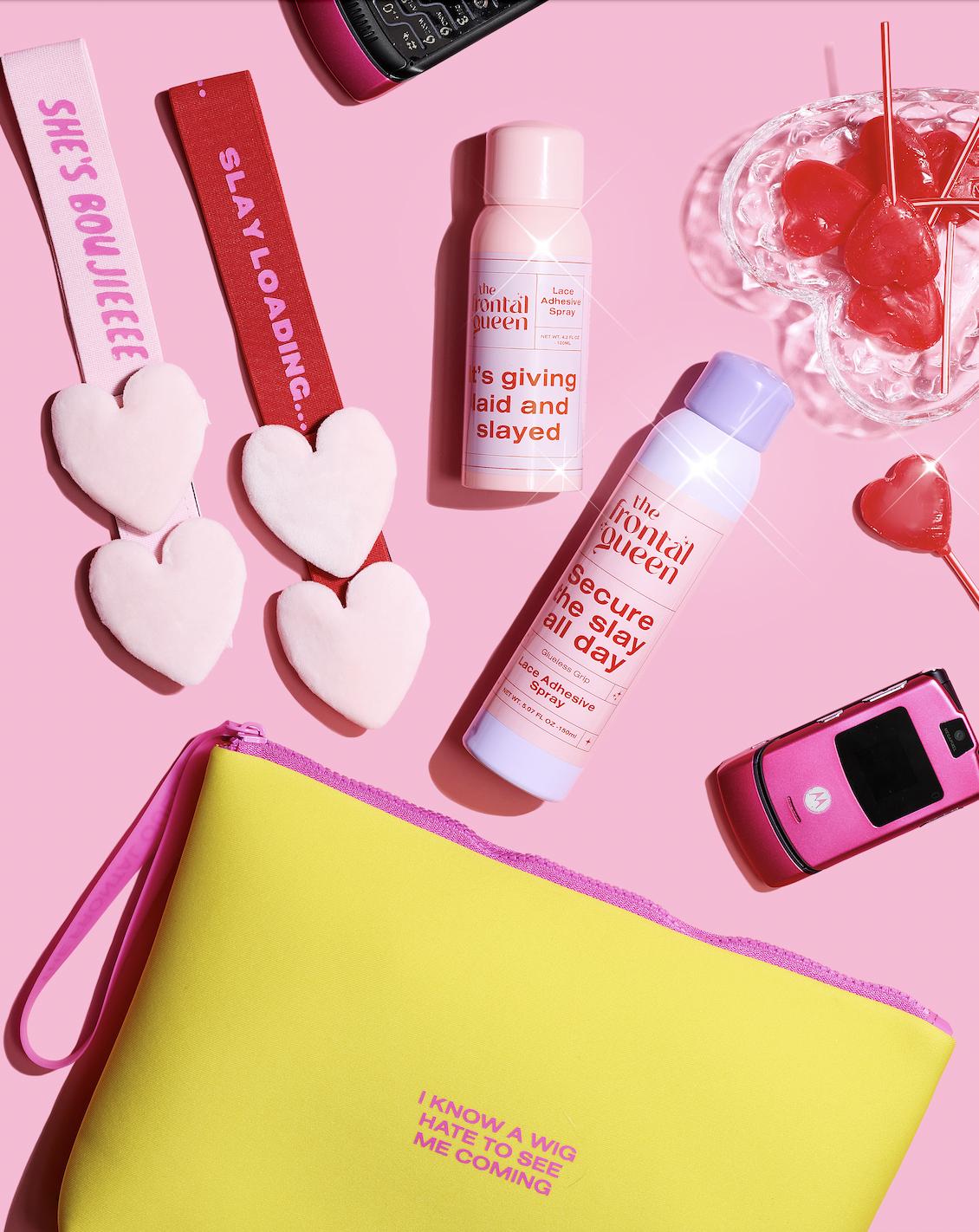 Slay Secured Wig Kit | Lace Adhesive Spray, Melting Spray & Wig Essentials for Invisible Lace, Secure Hold, Beginner-Friendly Install, Daily Maintenance Routine