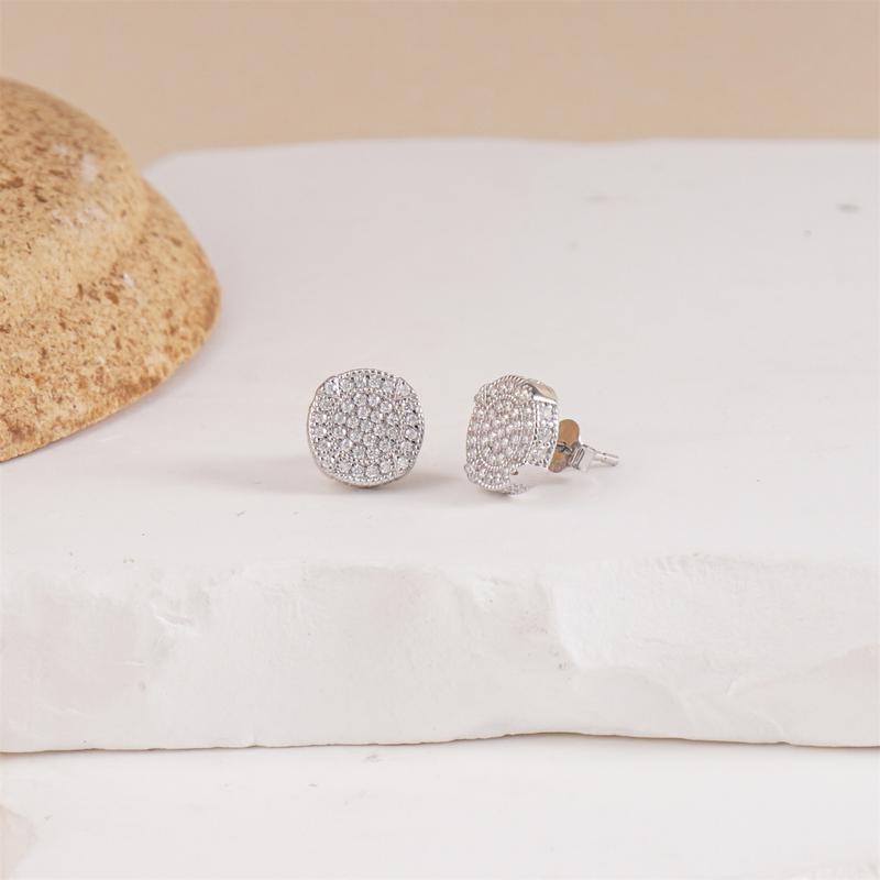 Delzzad 18K Gold-Plated Circle Shape Stud Earrings VVS Synthetic Moissanite Stud Earrings Jewelry S925 Stud Perfect Birthday Mother’s Day Christmas Gift for Men Women Silver Earrings Golden Earrings Wedding Set Delzzad 18K Gold-Plated Circle Shape Stud Earrings VVS Synthetic Moissanite Stud Earrings Jewelry S925 Stud Perfect Birthday Mother’s Day Christmas Gift for Men Women Silver Earrings Golden Earrings Wedding Set