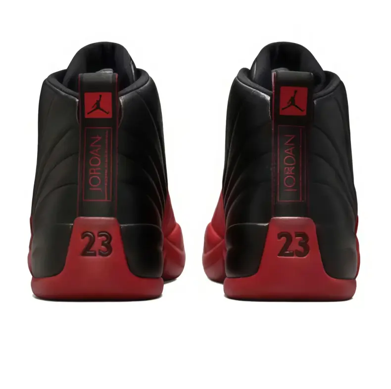 Brand New with Box | Black & Red High-Top Basketball Shoes, Full-Grain Leather Retro Sneakers for Men & Women, Cushioned Performance Court Shoes
