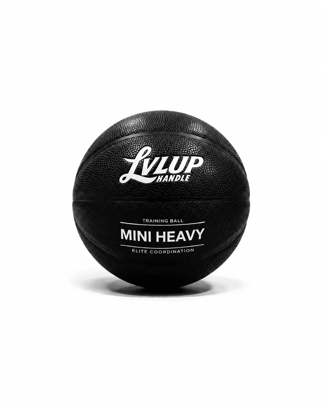 LVLUP Handle Mini Heavy Basketball Size 3 1.5lbs Training Ball for Home Gym & Outdoor Basketball Sports Ball