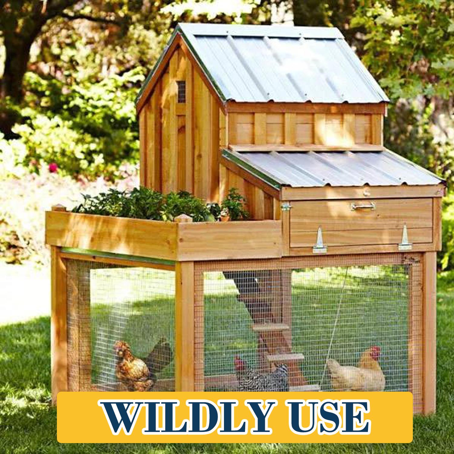 Hardware Cloth, 1/2 Inch 48" x 100 ft Black Vinyl Metal Mesh Roll, 19 Gauges Chicken Wire Fence Roll, Welded Wire Fencing PVC Coated Wire Fence Rolls for Chicken Coop, Poultry