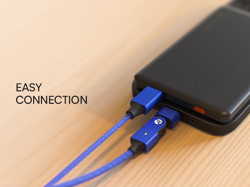Magic Spin Cable - Fast Charging Cable for Mobile Phones and Electronics