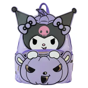 Loungefly Sanrio Kuromi Pumpkin Mini Backpack Loungefly Sanrio Kuromi Pumpkin Mini Backpack