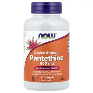 NOW Foods Pantethine, 600 mg, 60 Softgels