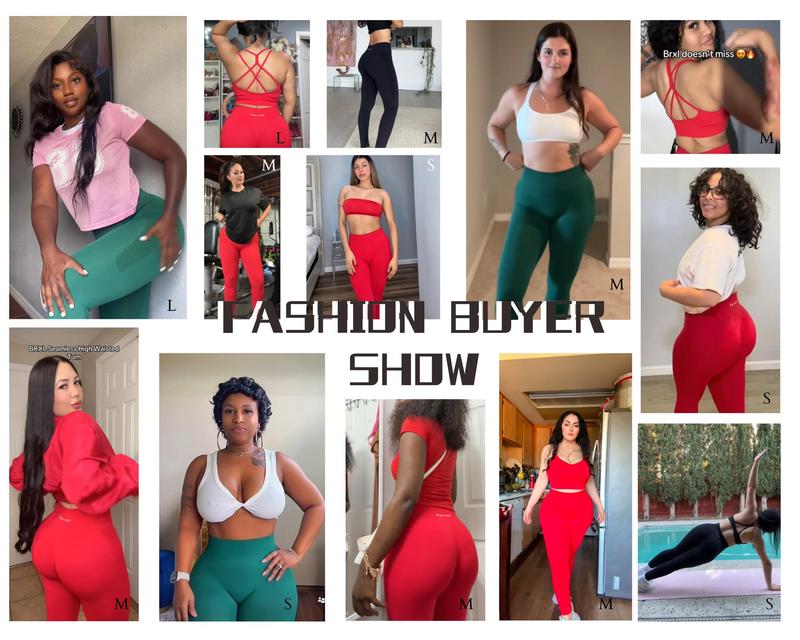 BRXL【Discount for live】2nd Gen Seamless Yoga Pants with Lycra Blend – Upgraded Peach Butt Lift 3-Layer Waistband Enhanced Quick-Dry Tummy Control All-Season Wear-brxl-1