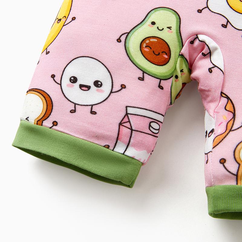 PATPAT Baby Pajama with Bamboo Viscose, Footie Jumpsuit Romper with 2-Way Zipper for Baby Boy Girl Toddler Sleeper Sleepwear