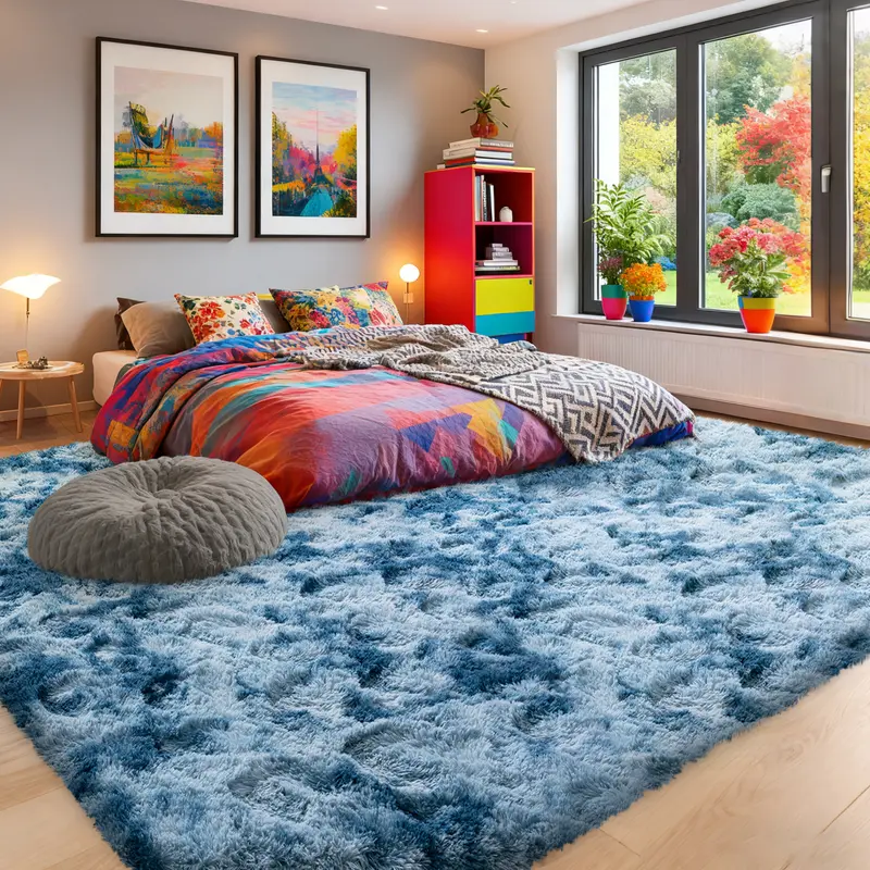 Tie dye Peacock Blue