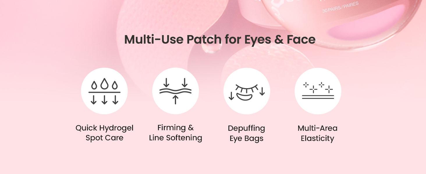 [Biodance Official] Collagen Peptide Eye Patch | Anti Wrinkle Patches for Face & Smile Line Patches, Under Eye Mask for Fine Lines, Eye Bags & Wrinkles, Korean Skin Care (60ea)