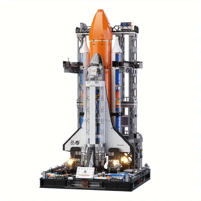 Super Space Shuttle Building Block Model Kit, 2200pcs High-Quality Large-Size 3D Brick Assembly Set, Science Fiction Space Shuttle Decor, Birthday Gift for Collectors