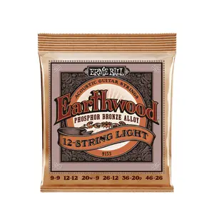 Ernie Ball Earthwood 12-String Light Phosphor Bronze Acoustic Guitar String 9-46