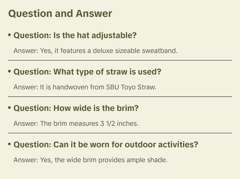 Biltmore She - Wide Brim Toyo Straw Fedora Hat