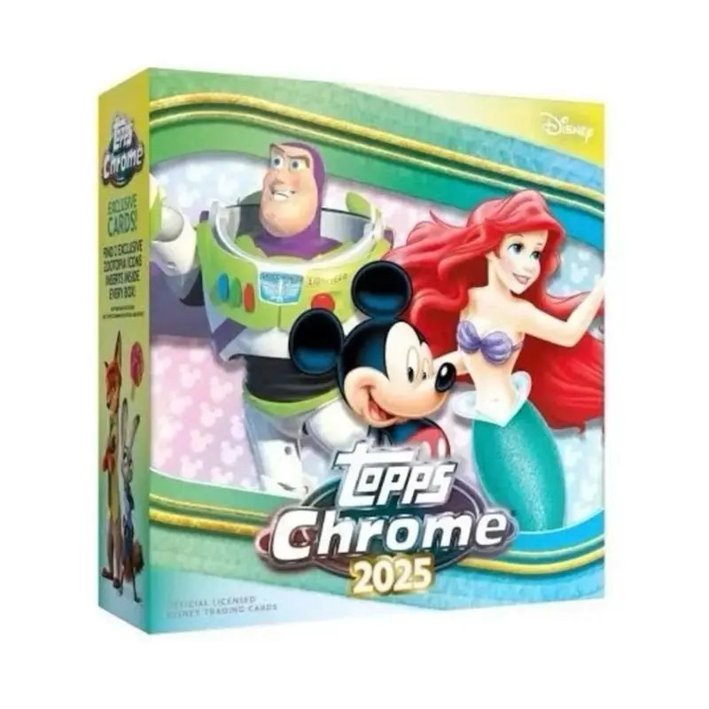 (1) *Single Pack* Topps Chrome Disney Mega Box