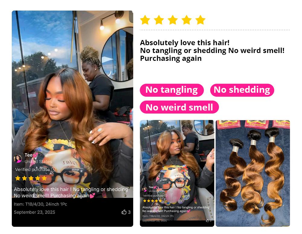 P4/27 Honey Blonde Highlight Hair Bundles Brazilian Body Wave Human Hair Weave 3 Bundles T1B/4/30 Body Wave Bundles