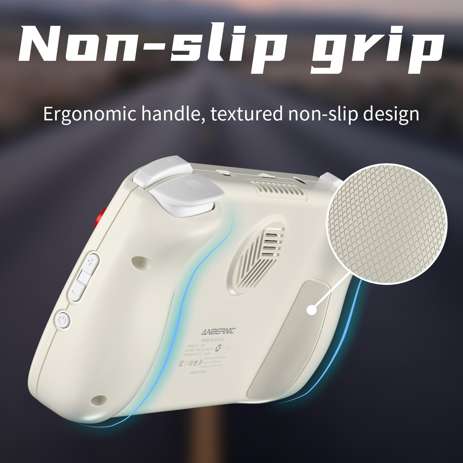 ANBERNIC RGCube Retro Handheld Game Console 3.95-inch IPS Screen OCA Full Lamination RG Cube Game Consoles Android 13 Battery 5200mAh 16 Million Color RGB Joystick Lighting Support 5G WIFI Bluetooth 5.0 Gifts