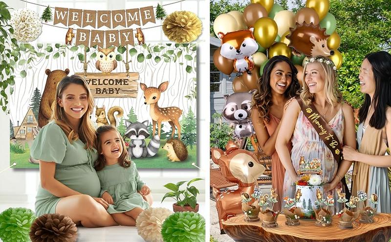 Woodland Baby Shower Party Decor – All-in-One Kit