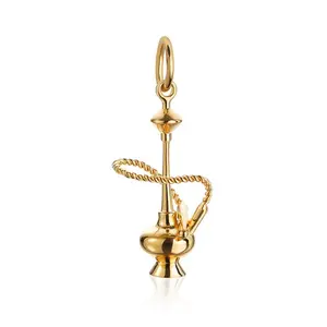 Hookah Charm Middle East Gold