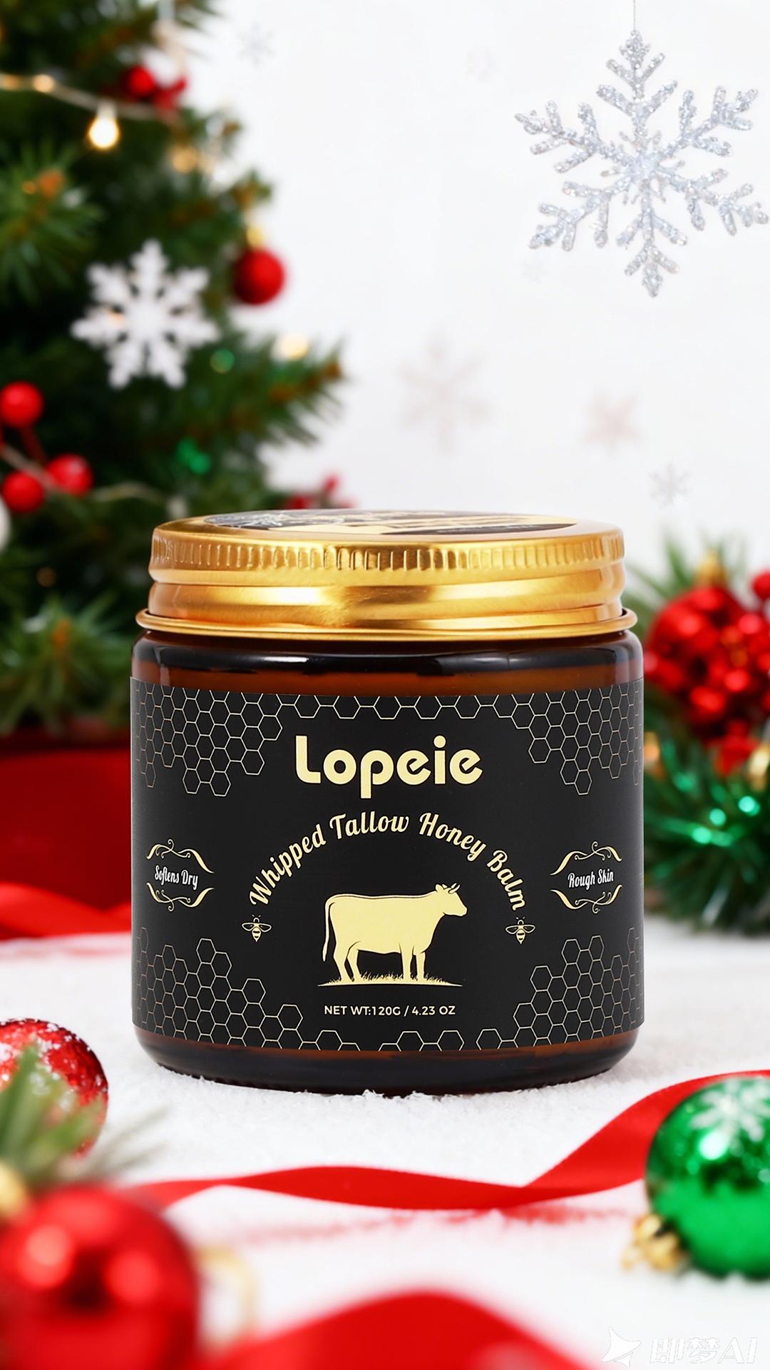 Lopeie Whipped Grass-Fed Beef Tallow Honey Balm - 4 Oz,Moisturizing Cream for Soft, Smooth Skin - Handmade All-Natural Moisturizer - Lavender,hydrating, comfort, moisture boost cream, luminous firming cream, body care, hydrating dry skin